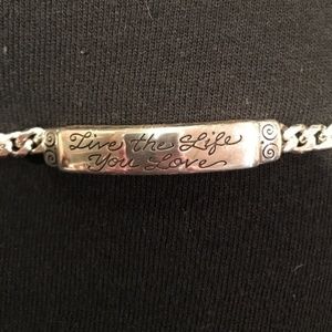 Brighton "Live the Life You Love" bracelet